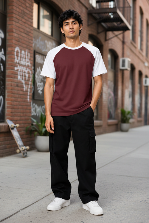 Raglan - Maroon